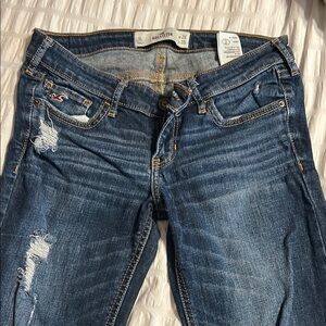 Hollister Women's Low Rise Distressed Jeans